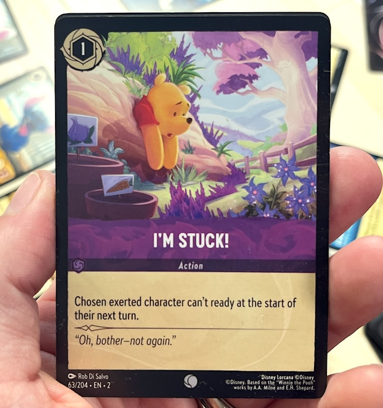 I'm Stuck! - purple Action card