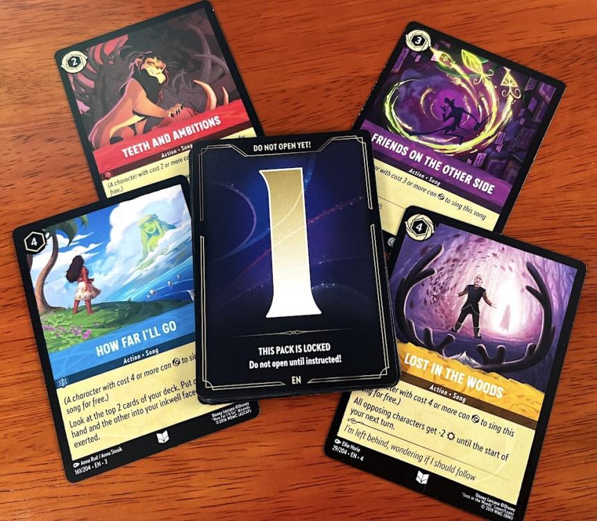 Pack 1: Song cards