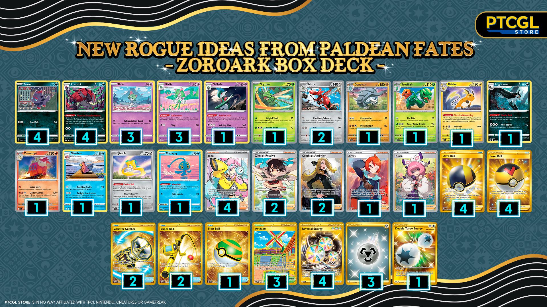 Zoroark decklist