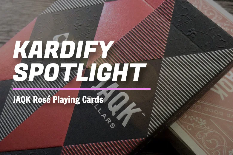 Limited Edition JAQK Rosé Playing Cards