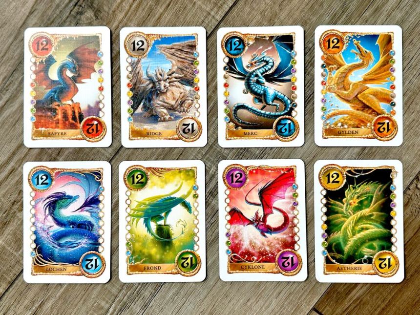 Eight suits of dragons