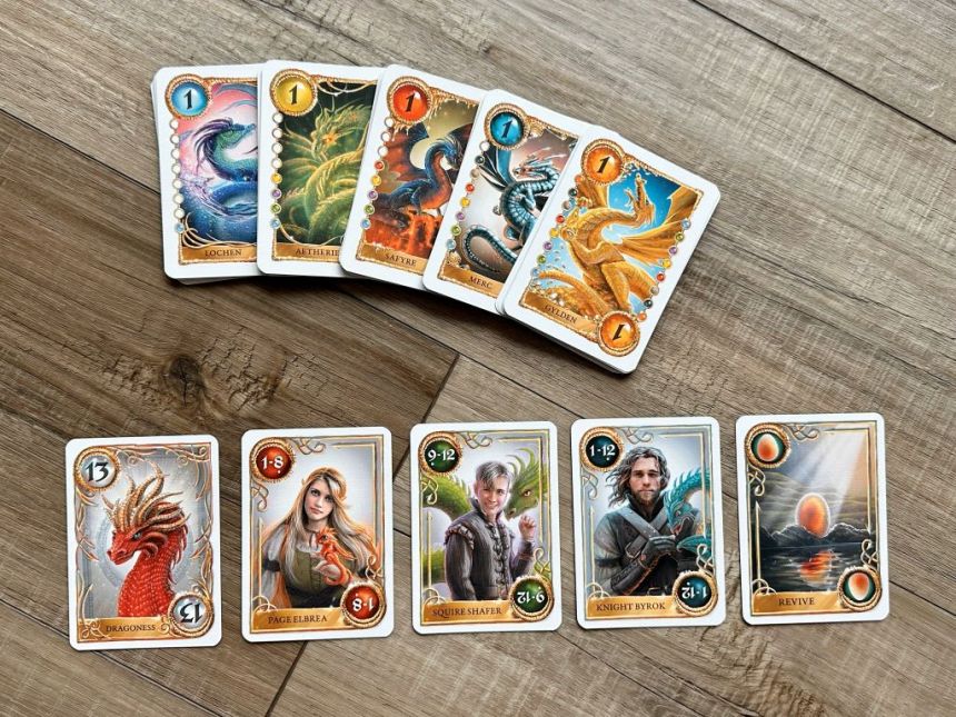 Number 1 dragons and special cards.