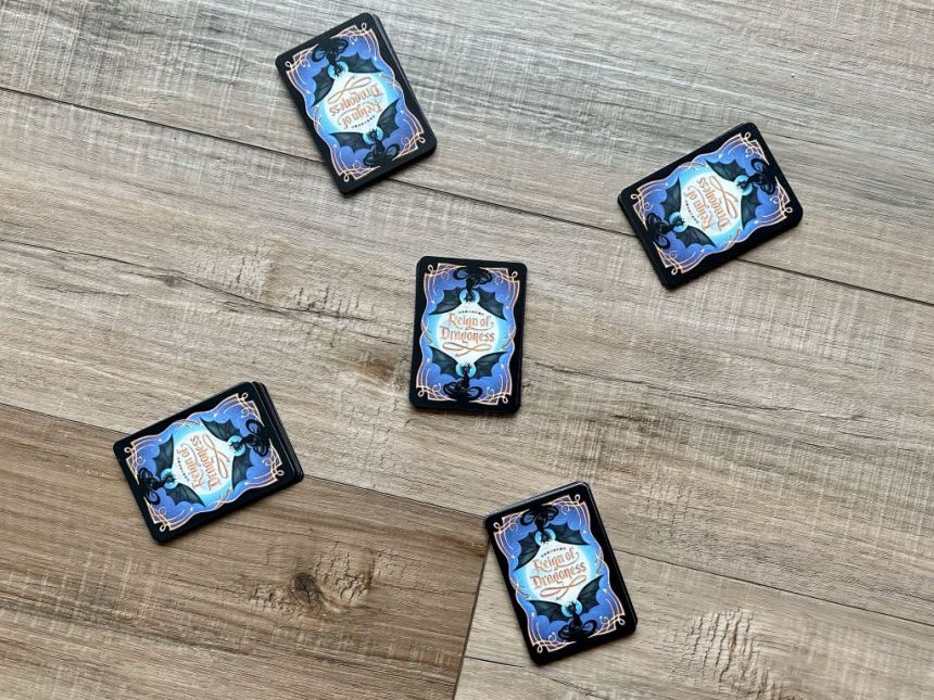 Reign of Dragoness set up for four players