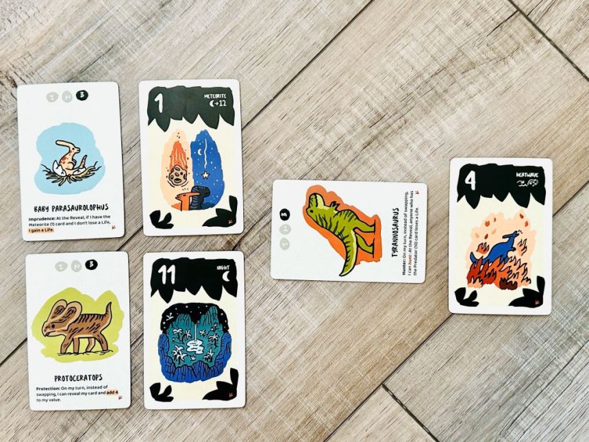 Very Bad Lands cards - T-Rex edition
