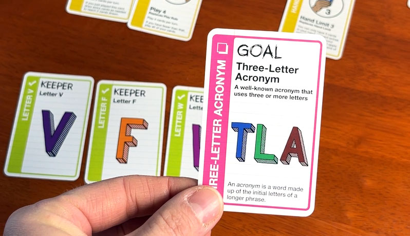 Goal: Three-Letter Acronym