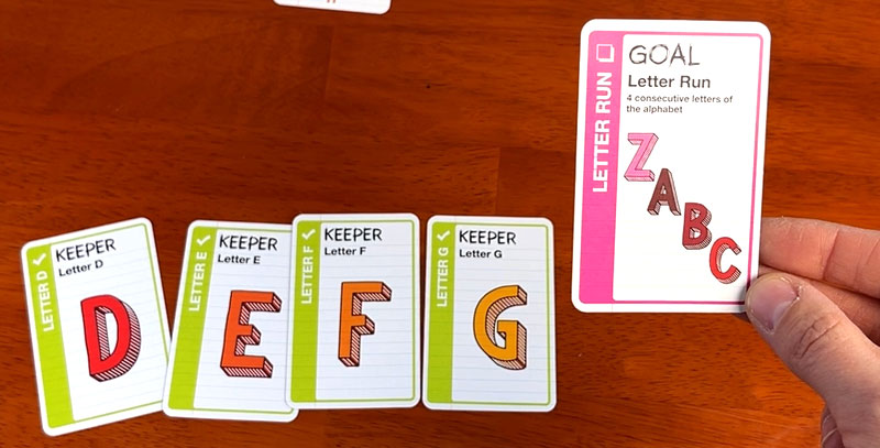 Goal: Letter Run