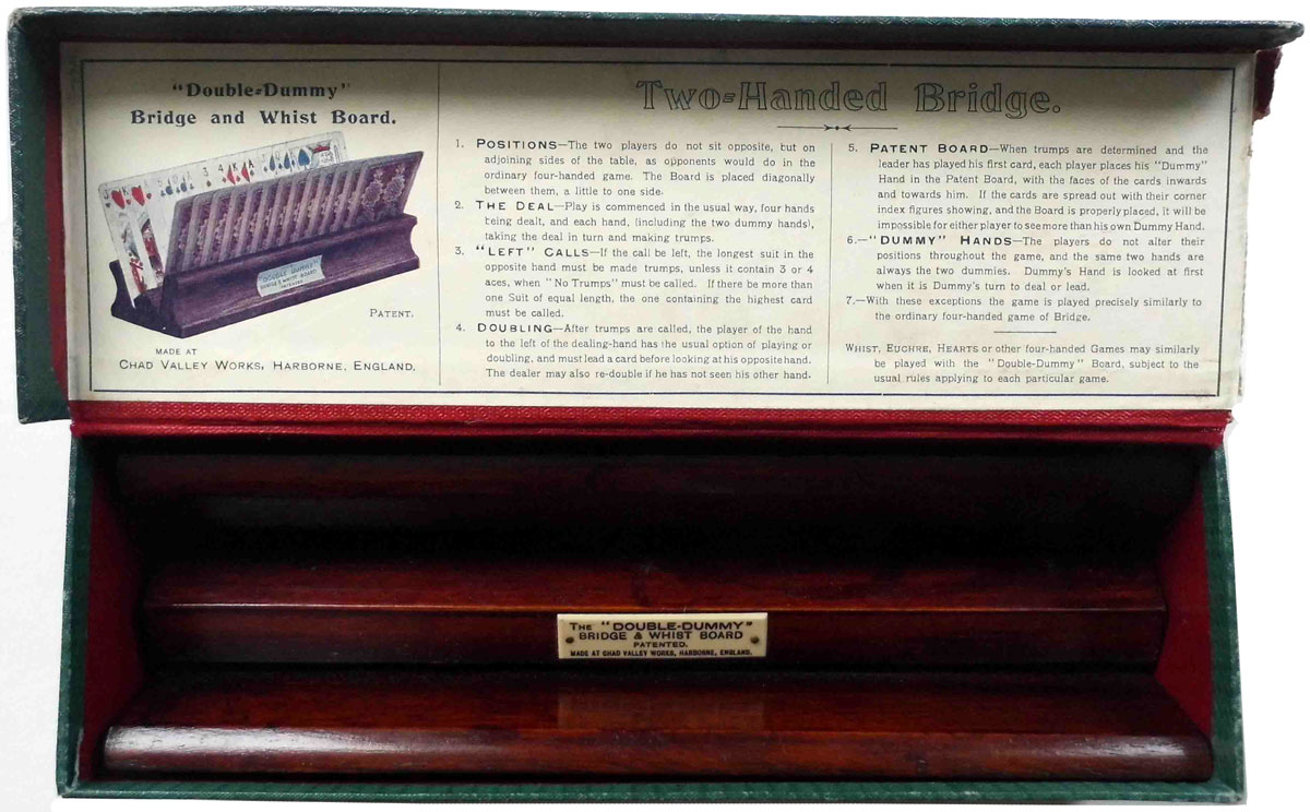 Chad Valley's Double Dummy Bridge and Whist board