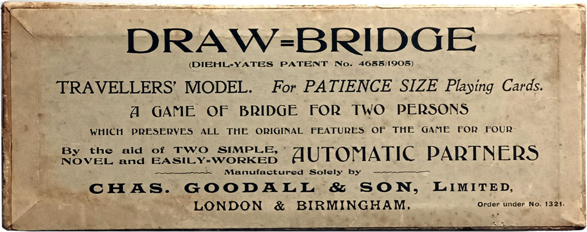 Draw Bridge travellers’ model by Goodall & Son