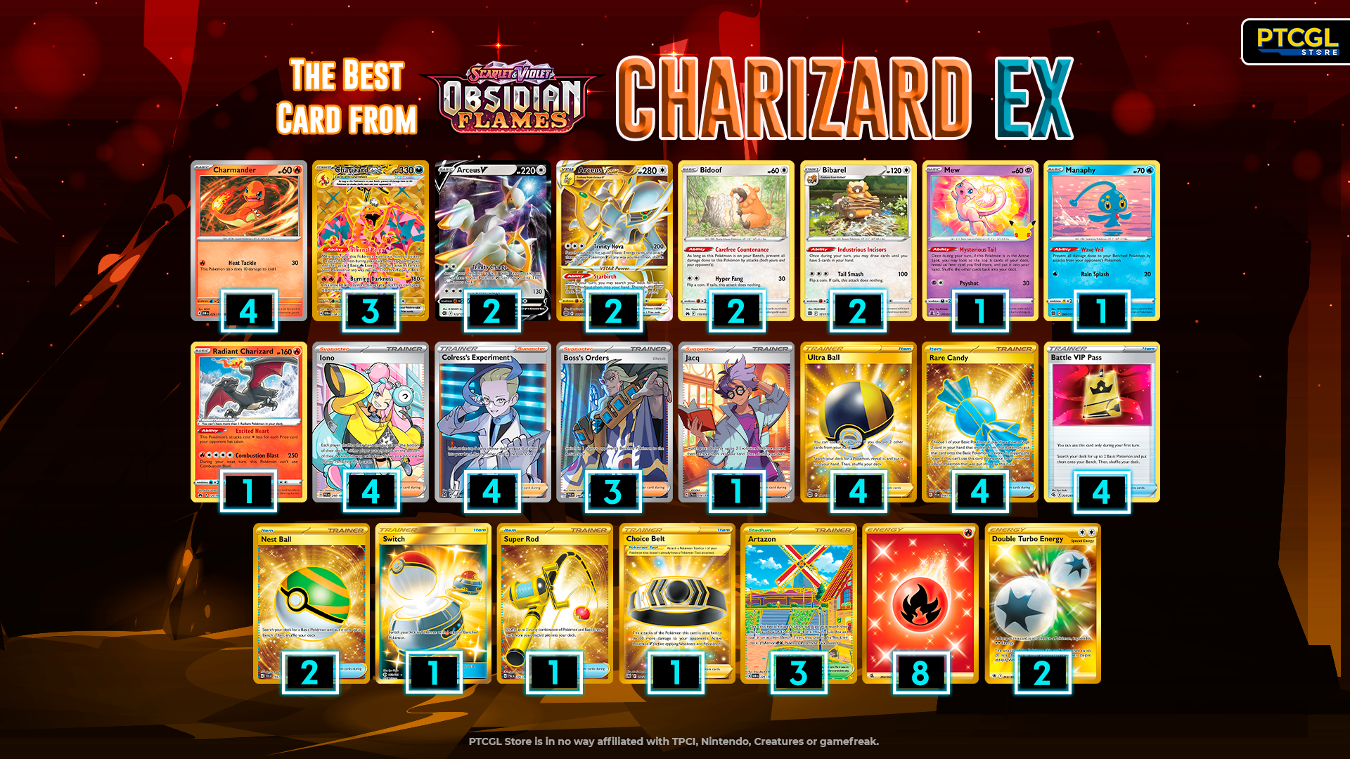 Charizard Ex / Arceus VSTAR deck