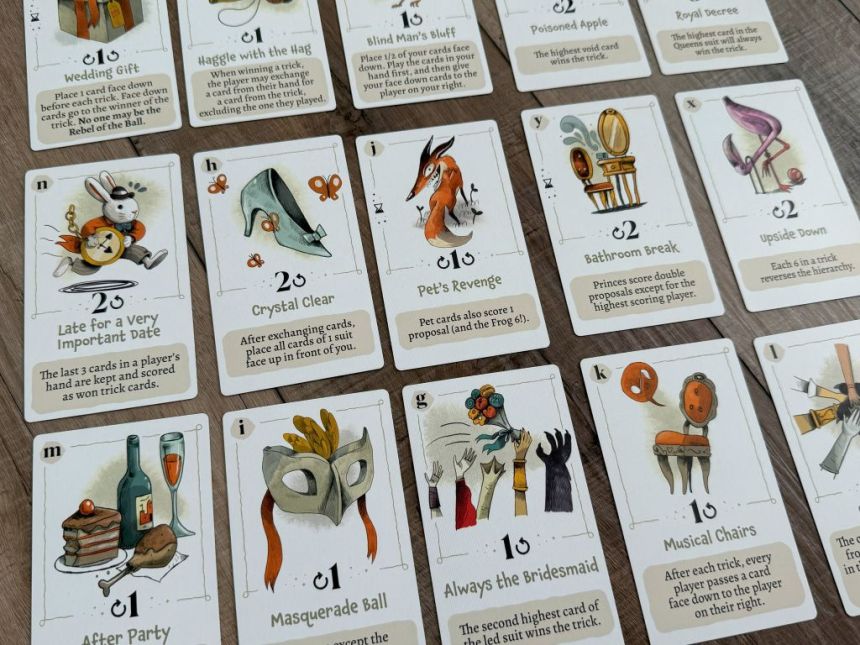 Round cards in Rebel Princess