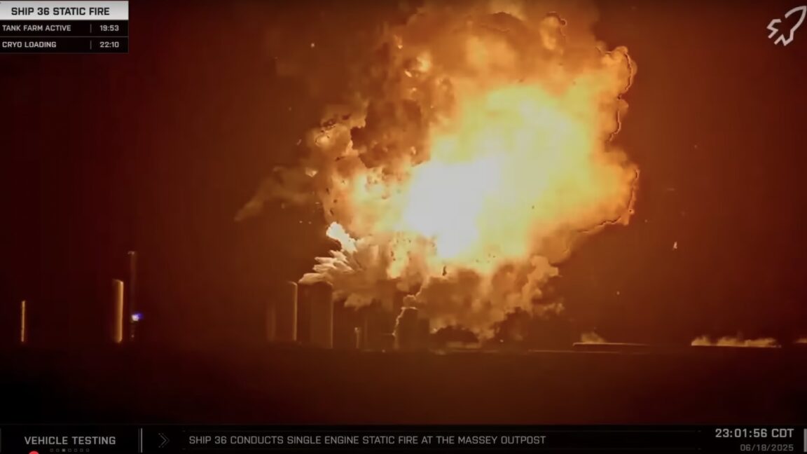 SpaceX’s next Starship just blew up...